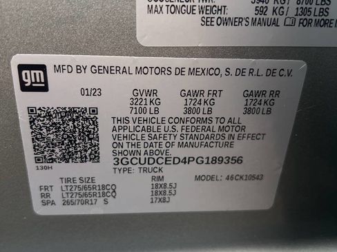 Used 2023 Chevrolet Silverado 1500 Custom Trail Boss image 64