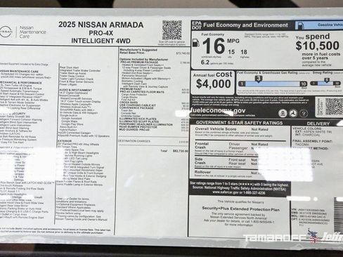 New 2025 Nissan Armada PRO-4X w/ Pro-4X Premium Package image 21