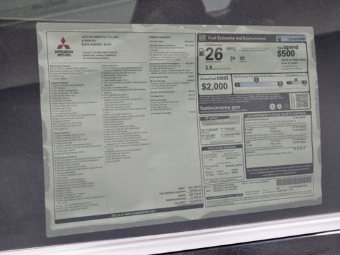 New 2025 Mitsubishi Outlander SE image 38