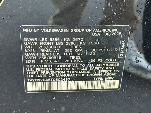 New 2026 Volkswagen Atlas Peak Edition image 30