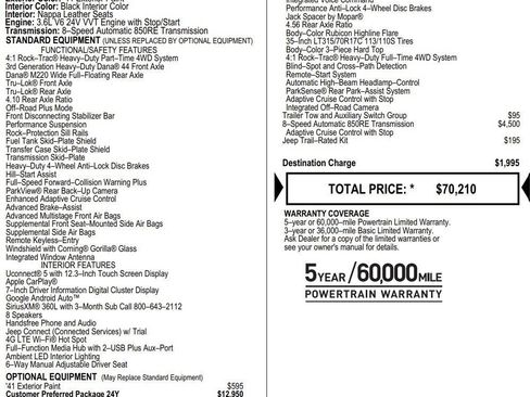 New 2026 Jeep Wrangler Unlimited Rubicon image 2