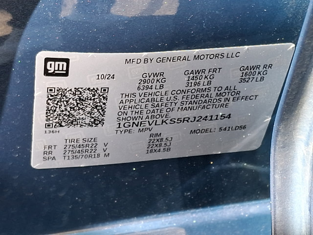 Used 2024 Chevrolet Traverse RS AWD/4WD image 27