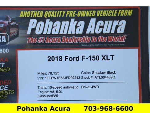 Used 2018 Ford F150 XLT w/ Equipment Group 302A Luxury image 46