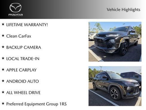 Used 2021 Chevrolet TrailBlazer RS w/ Sun and Liftgate Package image 2