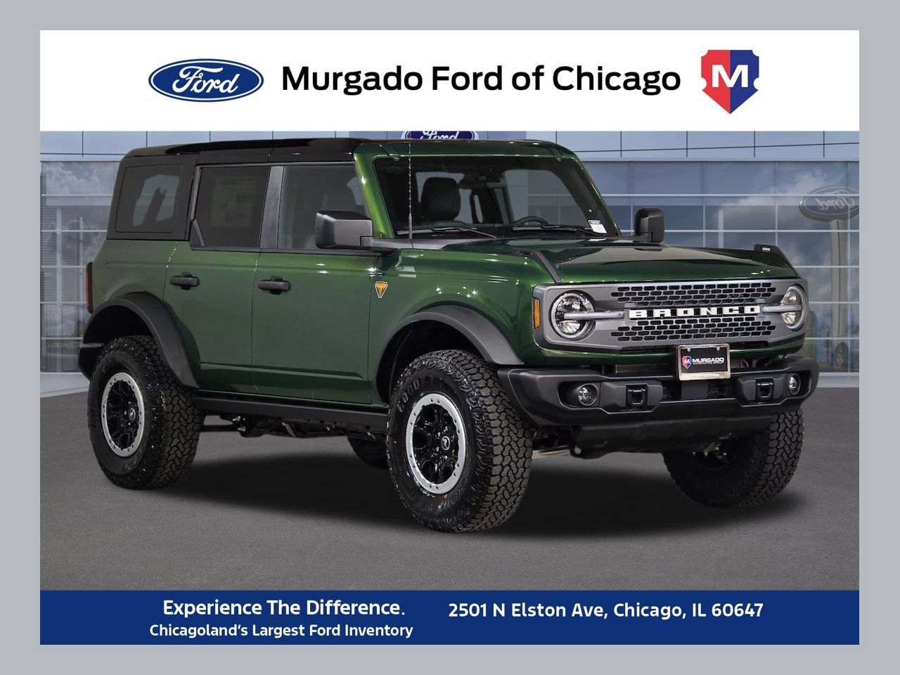 New 2025 Ford Bronco Badlands w/ Sasquatch Package AWD/4WD 360° Tour