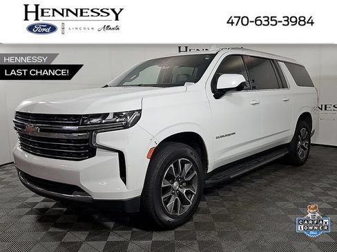 Used 2021 Chevrolet Suburban LT RWD image 1