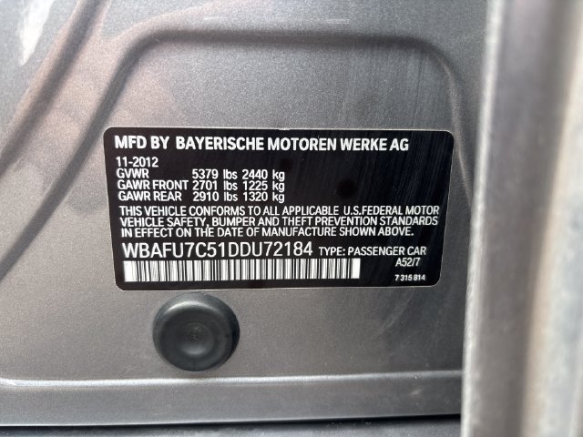 Used 2013 BMW 535i xDrive Sedan AWD/4WD image 9