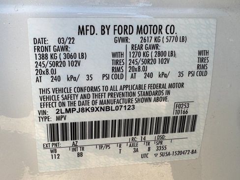 Used 2022 Lincoln Nautilus Reserve w/ Luxury Package image 28