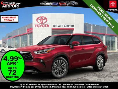 New 2026 Toyota Highlander Platinum