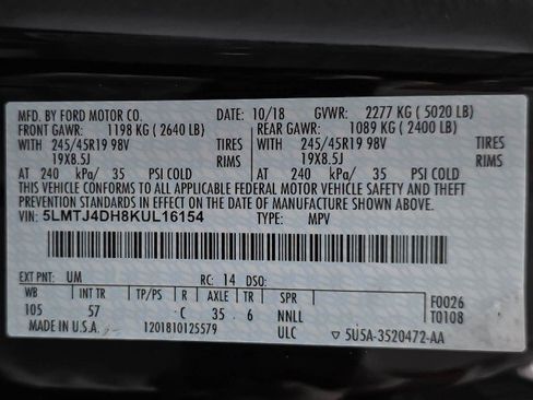 Used 2019 Lincoln MKC Black Label AWD/4WD image 43