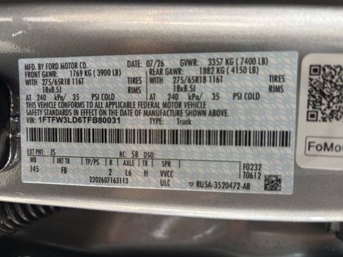 New 2026 Ford F150 XLT w/ Equipment Group 302A MID AWD/4WD image 16