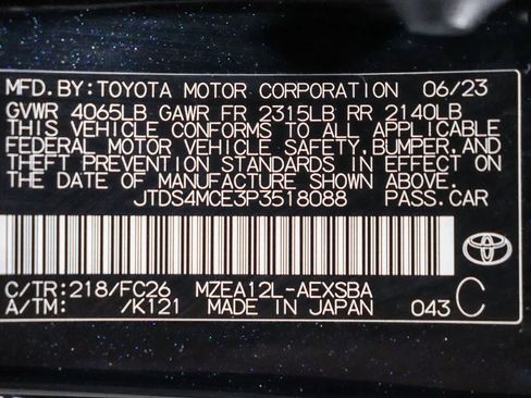 Certified 2023 Toyota Corolla SE w/ Carpet Mat Package (TMS) FWD image 31
