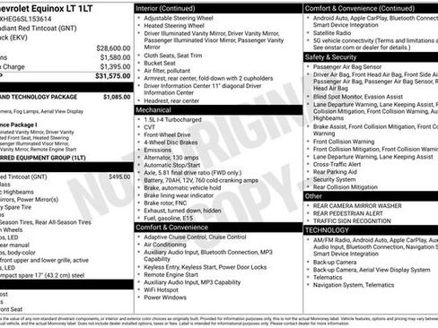 Used 2025 Chevrolet Equinox LT w/ Safety and Technology Package image 17