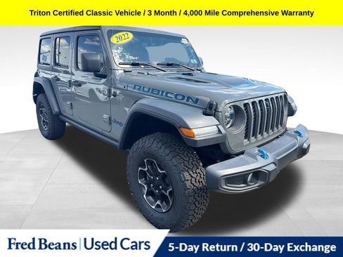 Used 2022 Jeep Wrangler Unlimited Rubicon 4xe AWD/4WD image 1