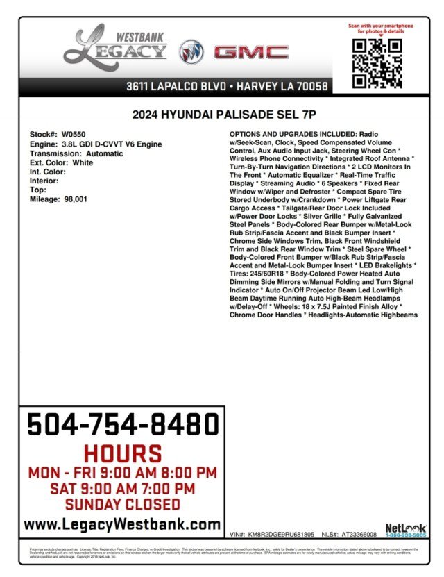 Used 2024 Hyundai Palisade SEL AWD/4WD image 33