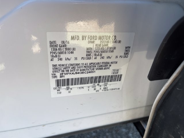 Used 2016 Ford Edge SEL w/ Equipment Group 201A AWD/4WD image 21