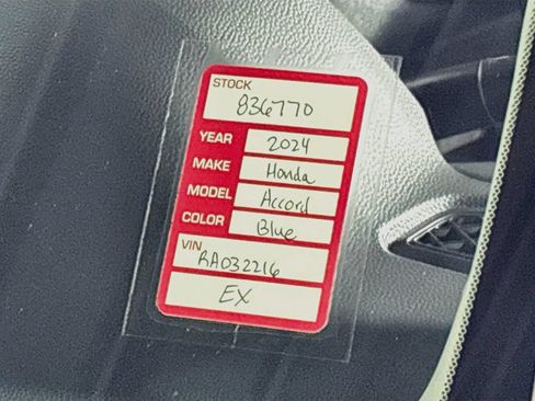 Used 2024 Honda Accord EX image 25