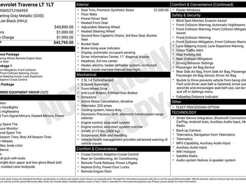 Certified 2026 Chevrolet Traverse LT FWD image 4