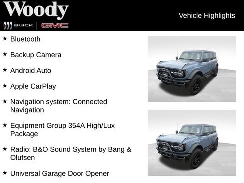 Used 2024 Ford Bronco Wildtrak AWD/4WD image 3