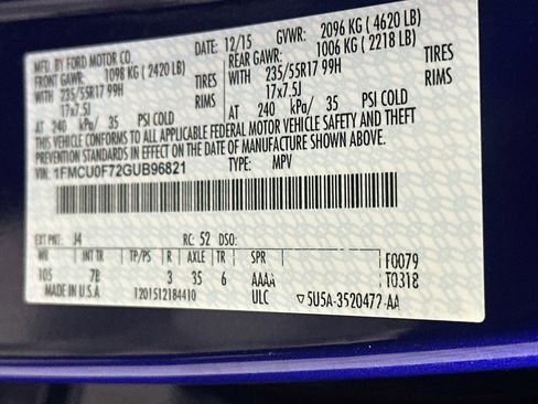 Used 2016 Ford Escape S FWD image 12
