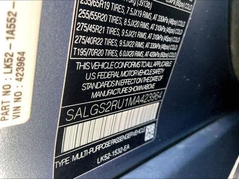 Certified 2021 Land Rover Range Rover Westminster Edition image 41