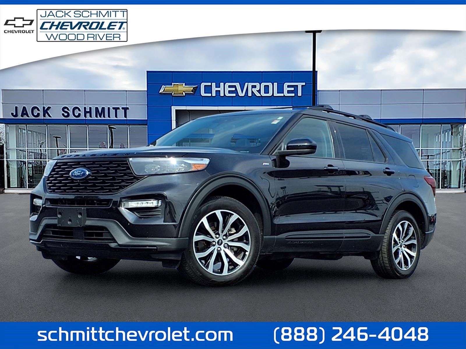 Used 2022 Ford Explorer ST-Line w/ Class IV Trailer Tow Package AWD/4WD image 1
