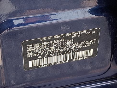 Used 2018 Subaru WRX Limited AWD/4WD image 27