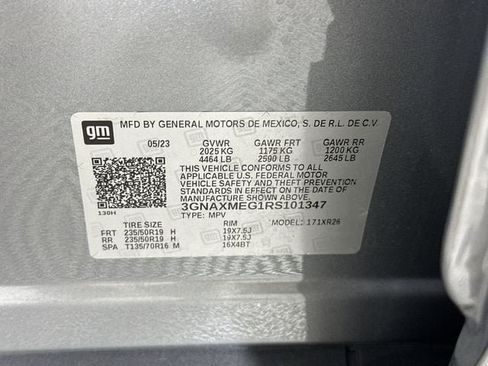 Used 2024 Chevrolet Equinox RS w/ LPO, Floor Liner Package FWD image 35