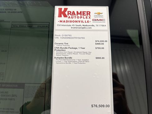 New 2026 Chevrolet Tahoe RST w/ Comfort Package image 37