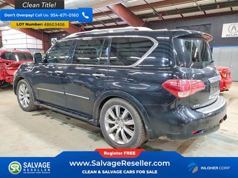 Used 2011 INFINITI QX56 4WD w/ Deluxe Touring Pkg image 3