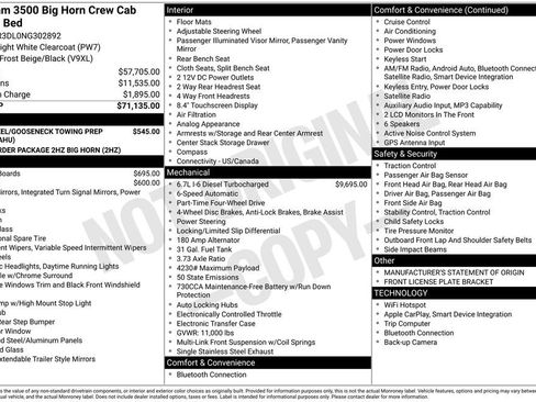 Used 2022 RAM 3500 Big Horn image 54