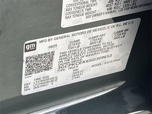 Used 2025 Chevrolet Silverado 1500 Custom Trail Boss image 30