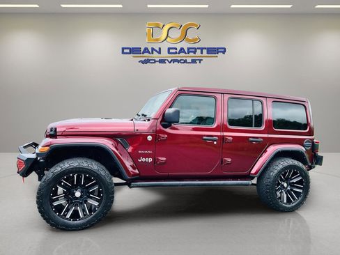 Used 2022 Jeep Wrangler Unlimited Sahara w/ LED Lighting Group image 2