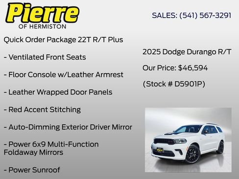 Used 2025 Dodge Durango R/T AWD/4WD image 6