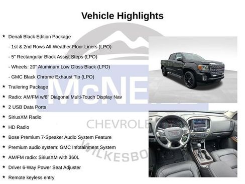 Used 2022 GMC Canyon Denali w/ Denali Black Edition Package image 8