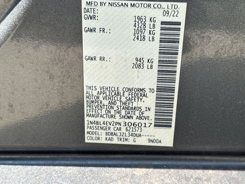 Used 2023 Nissan Altima 2.5 SL FWD image 29