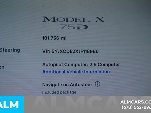 Used 2018 Tesla Model X 75D AWD/4WD image 53