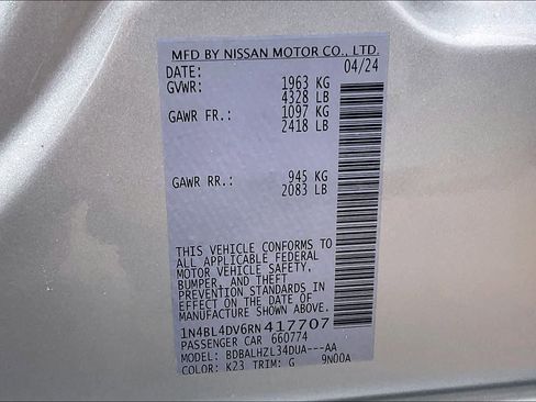 Used 2024 Nissan Altima 2.5 SV image 20