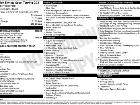Used 2025 Buick Envista Sport Touring w/ Convenience I Package FWD image 38