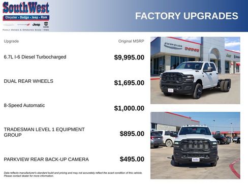 New 2026 RAM 3500 Tradesman AWD/4WD image 11