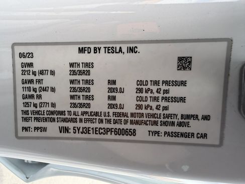 Used 2023 Tesla Model 3 Performance AWD/4WD image 47