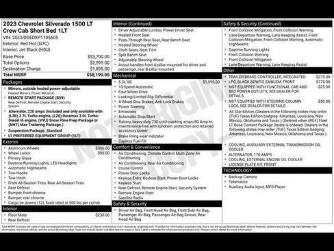 Used 2023 Chevrolet Silverado 1500 LT image 48