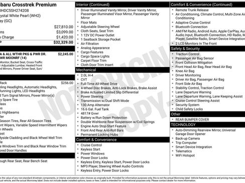 Certified 2025 Subaru Crosstrek 2.0i Premium image 2