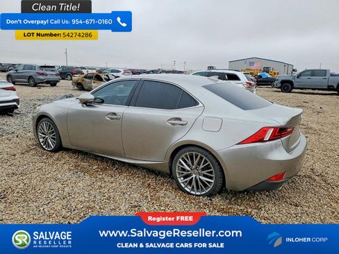 Used 2014 Lexus IS 250 w/ Navigation Package RWD image 3