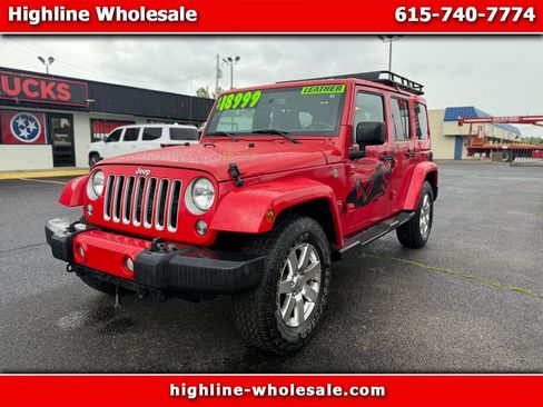 Used 2016 Jeep Wrangler Unlimited Sahara AWD/4WD image 1