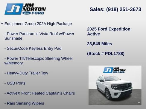 Used 2025 Ford Expedition Active AWD/4WD image 15