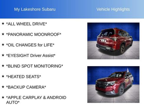 Certified 2025 Subaru Forester Premium AWD/4WD image 6