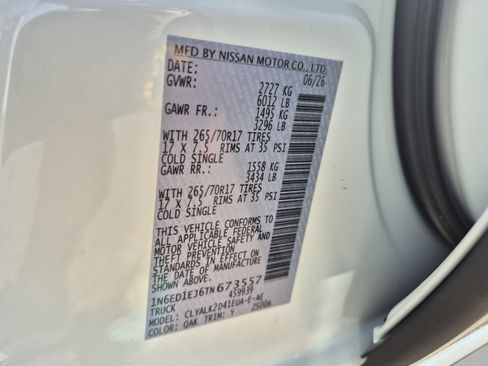 New 2026 Nissan Frontier Pro-X w/ Pro Premium Package RWD image 33