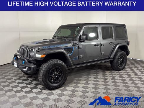Used 2023 Jeep Wrangler Unlimited Rubicon 4xe AWD/4WD image 1