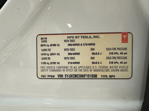 Used 2019 Tesla Model X Long Range AWD/4WD image 24